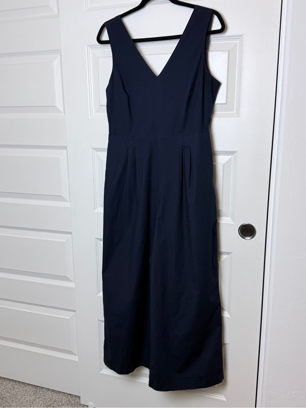 J. Crew Navy Wide-Leg Jumpsuit Size 10